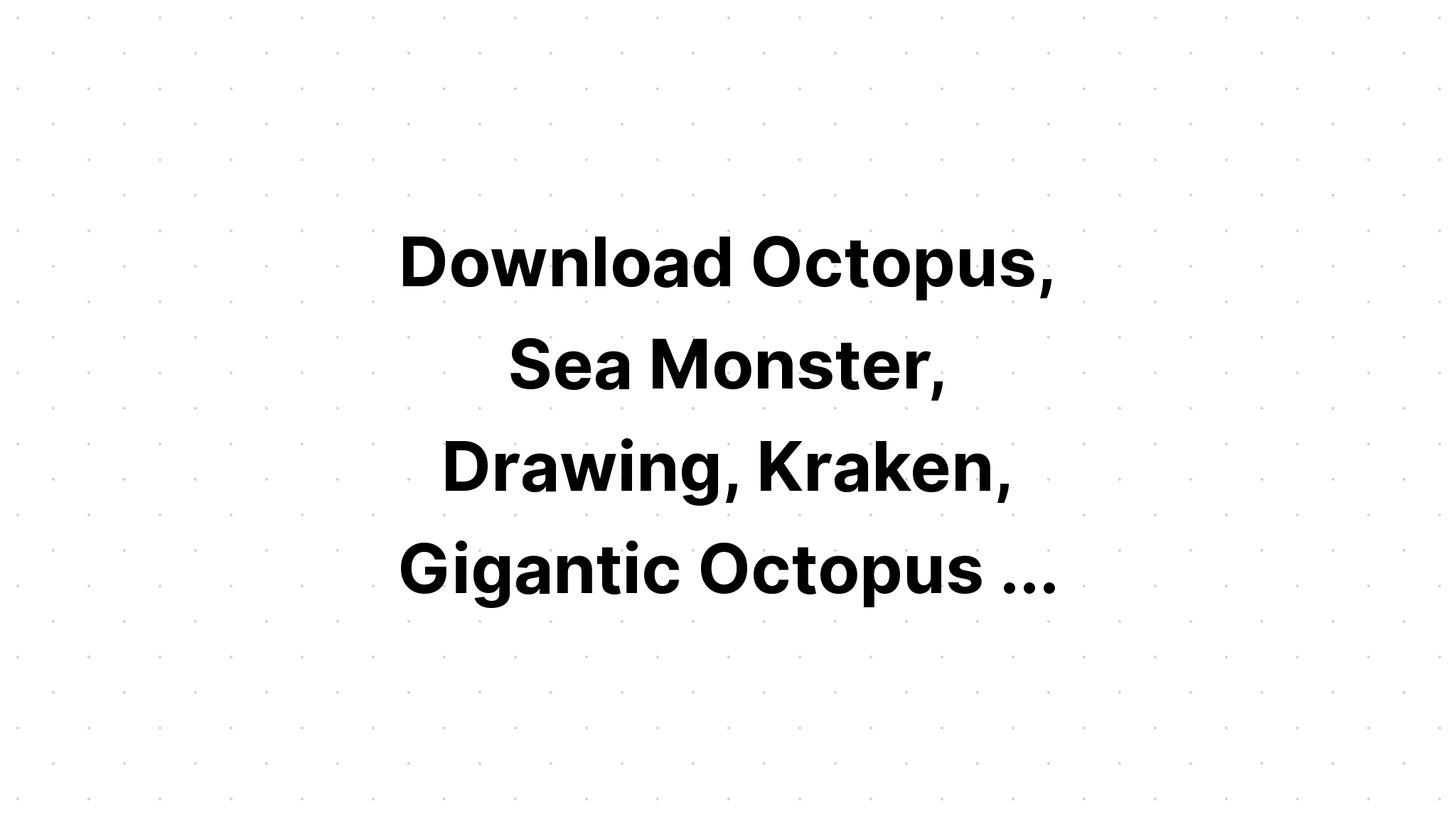 Download Kraken Octopus Clipart Vector SVG File